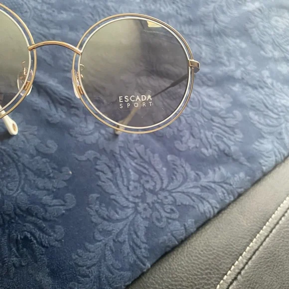 Escada Sport Sunglasses, New ESCADA SPORT E2024 MFM/B3 BLUE MIRROR BROWN LENS SUNGLASSES  main image 3